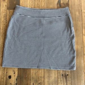 Gap striped mini skirt